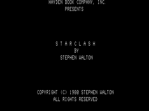 Game cover: Starclash
