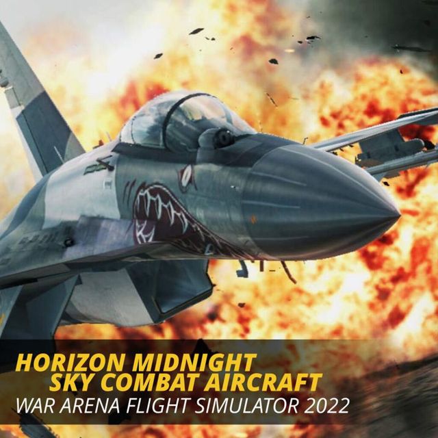 Game cover: Horizon Midnight Sky Combat Aircraft: War Arena Flight Simulator 2022