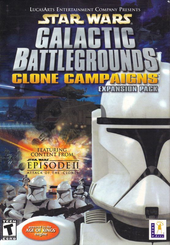 Game cover: Star Wars: Galactic Battlegrounds - Clone Campaigns