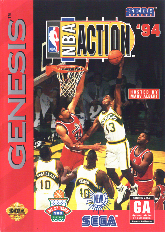 Game cover: NBA Action '94