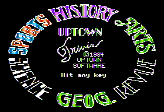 Game cover: Uptown Trivia