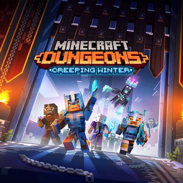 Game cover: Minecraft Dungeons: Creeping Winter