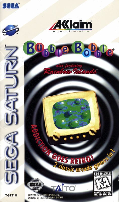 Game cover: Bubble Bobble also featuring Rainbow Islands