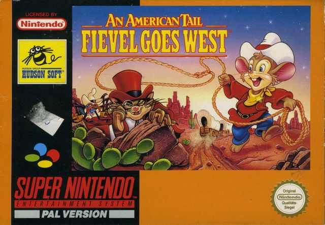Game cover: An American Tail: Fievel Goes West
