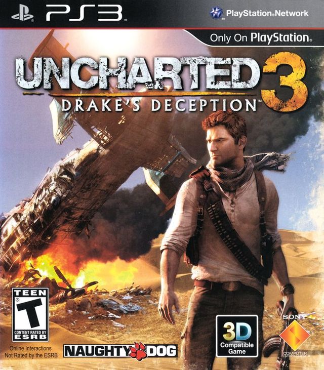 Game cover: Uncharted 3: Drake's Deception