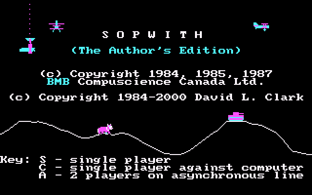 Game cover: Sopwith: The Author's Edition