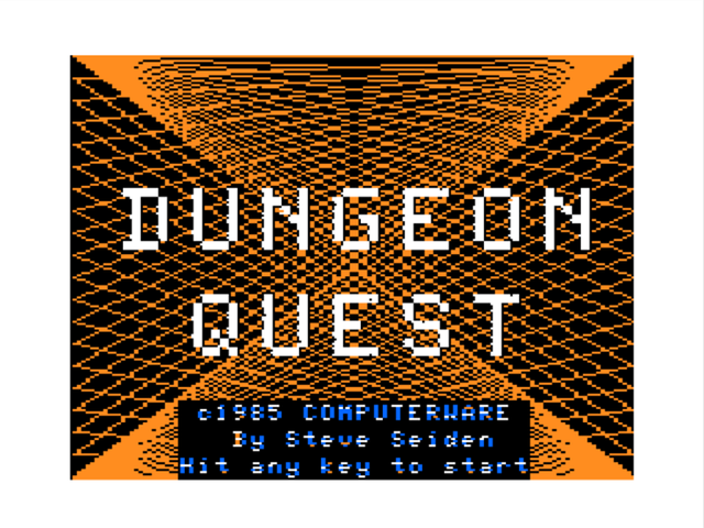 Game cover: Dungeon Quest