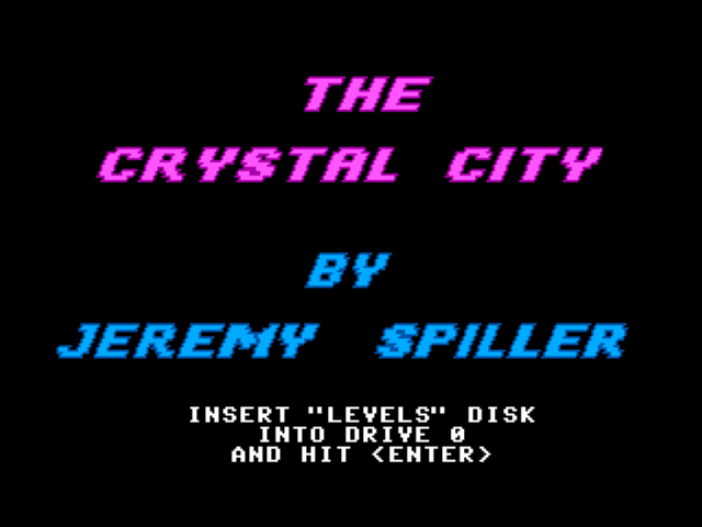 Game cover: The Crystal City
