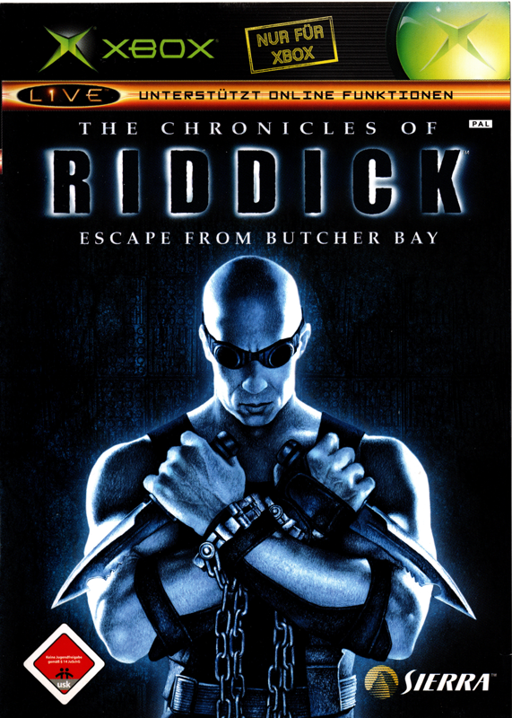 Game cover: The Chronicles of Riddick: Escape from Butcher Bay