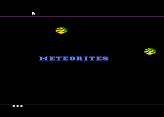 Game cover: Meteorites