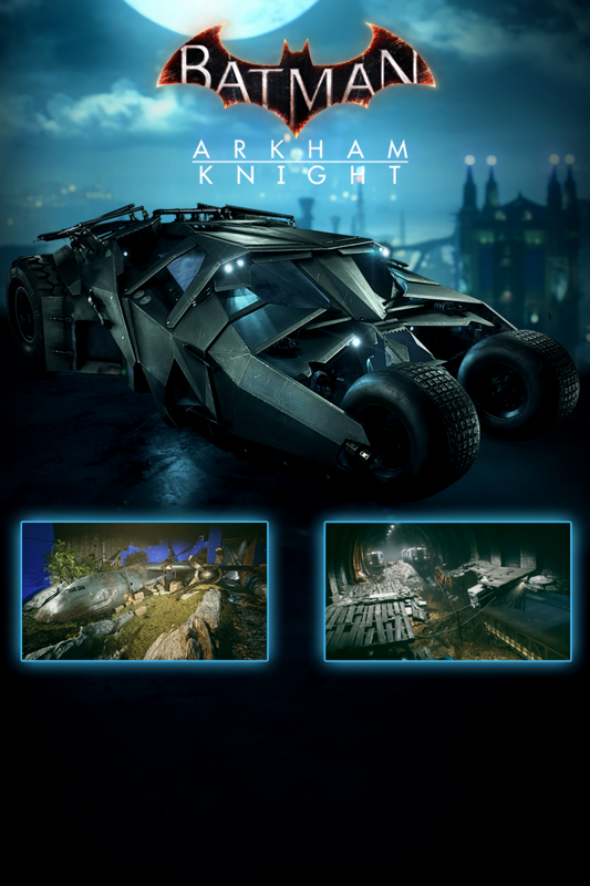 Game cover: Batman: Arkham Knight - 2008 Tumbler Batmobile Pack