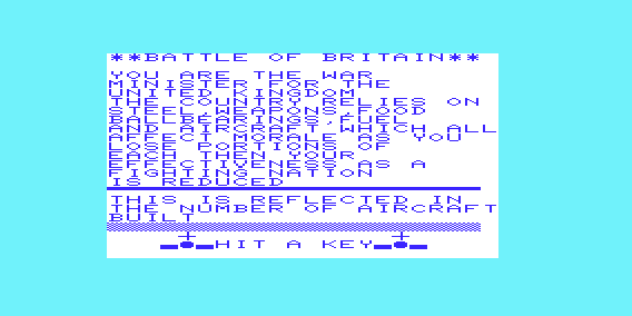 Game cover: Battle of Britain