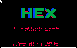Game cover: Hex