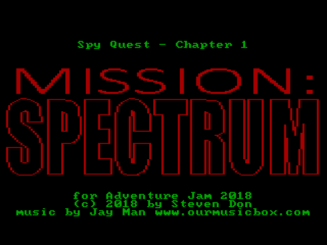 Game cover: Spy Quest: Chapter 1 - Mission: SPECTRUM
