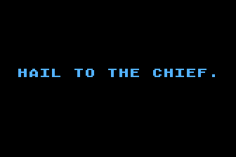 Game cover: Hail to the Chief