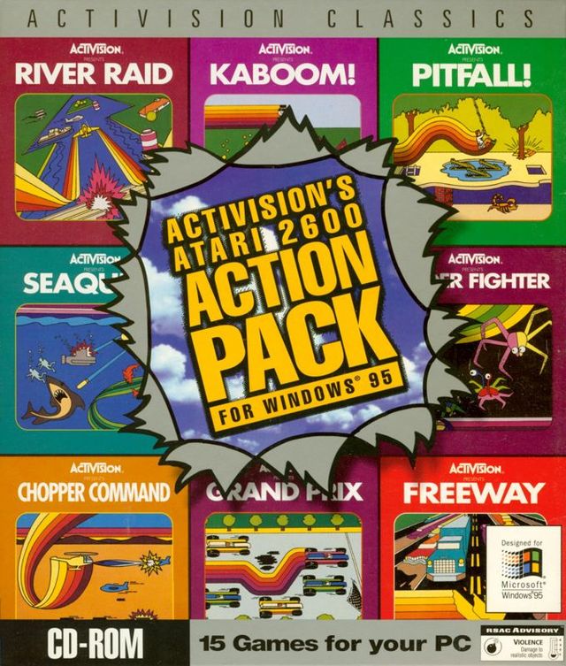 Game cover: Activision's Atari 2600 Action Pack