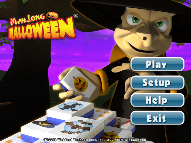 Game cover: Mahjong Halloween