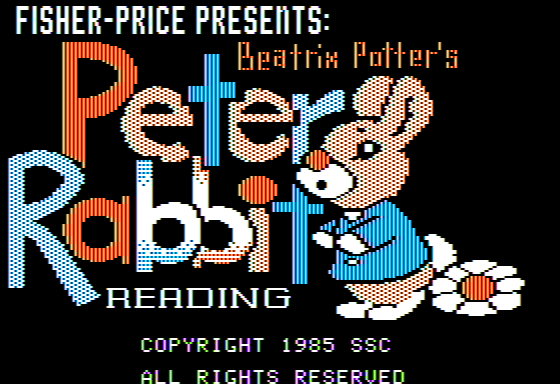 Game cover: Beatrix Potter's Peter Rabbit Reading