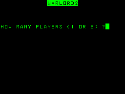 Game cover: Warlords