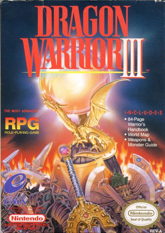 Game cover: Dragon Warrior III