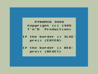 Game cover: Pyramid 3000