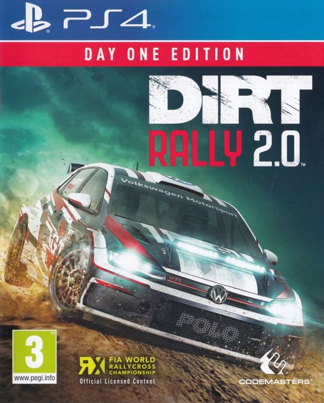 Game cover: DiRT Rally 2.0 (Day One Edition)