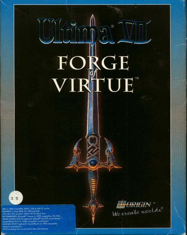 Game cover: Ultima VII: Forge of Virtue