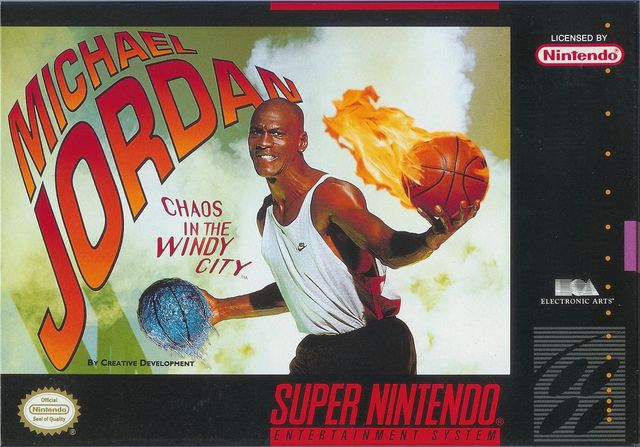 Game cover: Michael Jordan:  Chaos in the Windy City