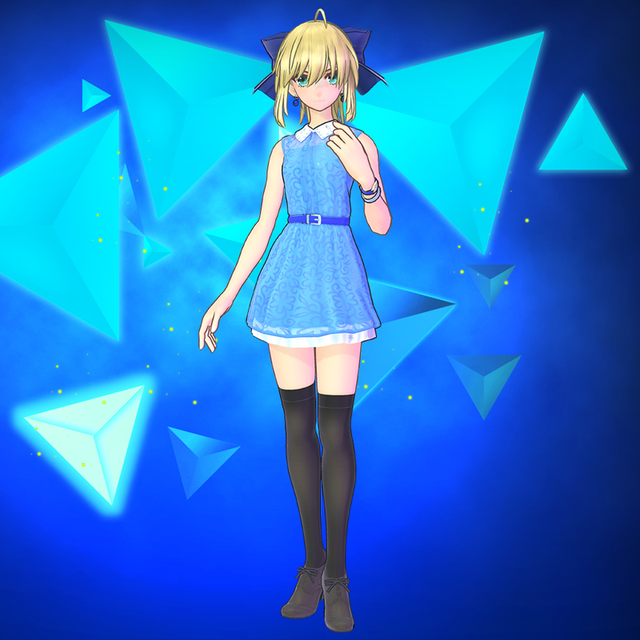 Game cover: Fate/EXTELLA: LINK - Sky Blue Dress