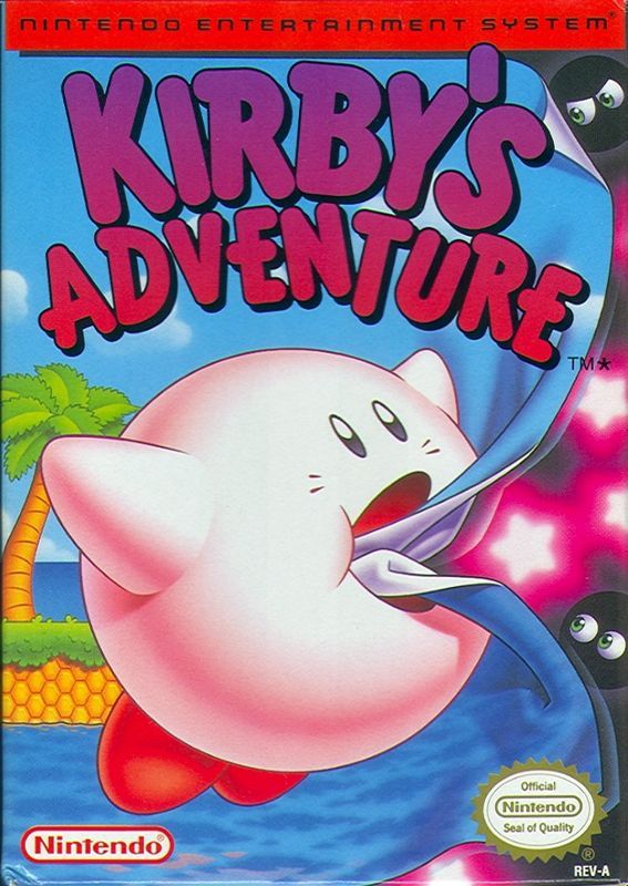Game cover: Kirby's Adventure