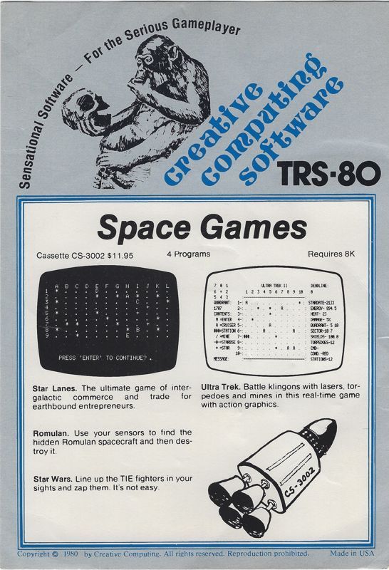 Game cover: Space Games-3