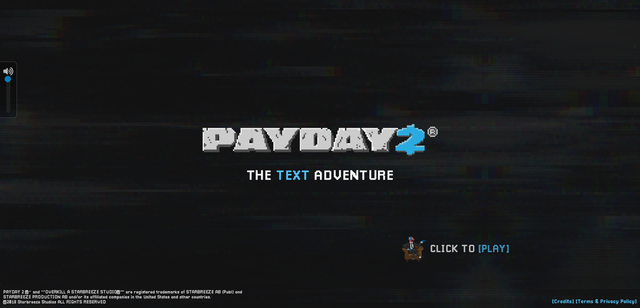 Game cover: Payday 2: The Text Adventure