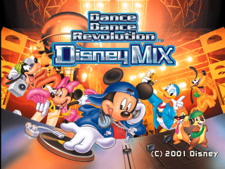Game cover: Dance Dance Revolution: Disney Mix