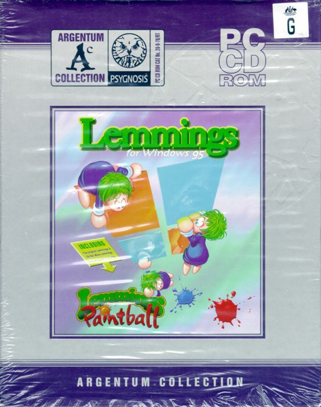Game cover: Lemmings for Windows 95 & Lemmings Paintball