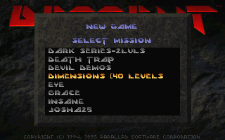 Game cover: Dimensions for Descent