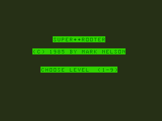 Game cover: Super Rooter