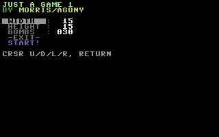 Game cover: Just a Game 1