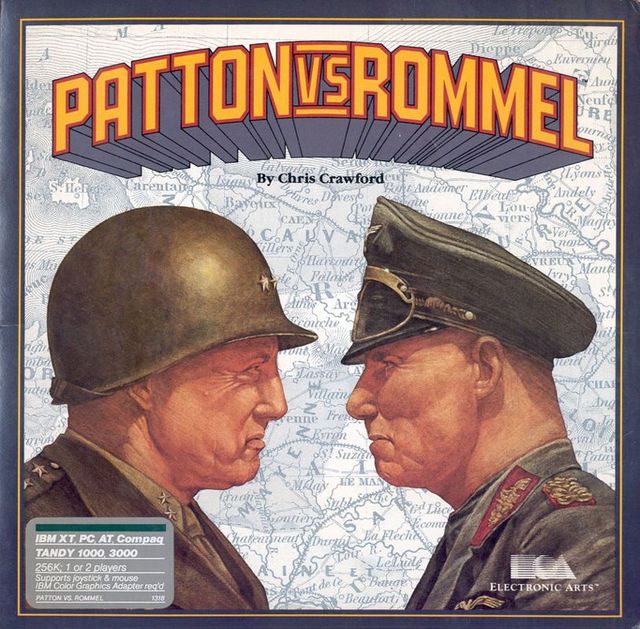 Game cover: Patton vs Rommel