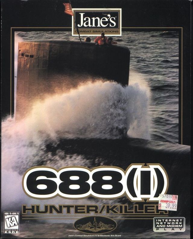 Game cover: Jane's Combat Simulations: 688(I) Hunter/Killer
