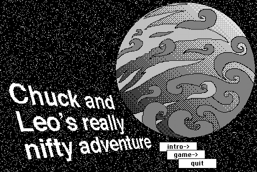 Game cover: Chuck and Leo's really nifty adventure