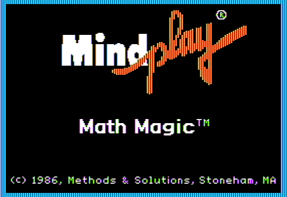 Game cover: Math Magic