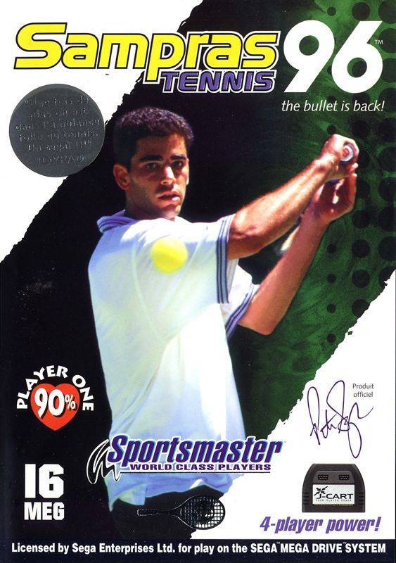 Game cover: Pete Sampras Tennis 96