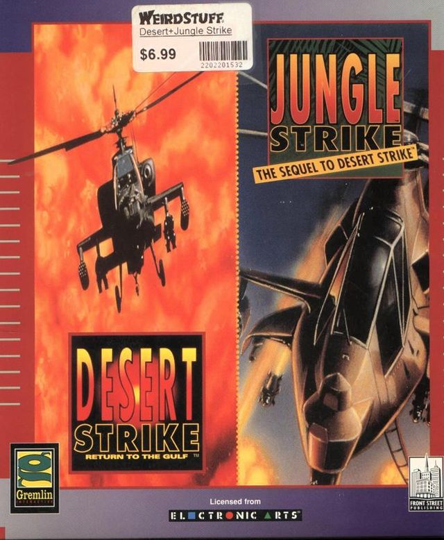 Game cover: Desert Strike and Jungle Strike
