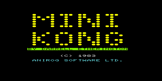 Game cover: Mini Kong