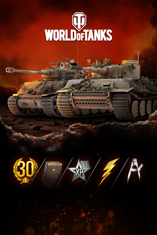 Game cover: World of Tanks: Fury/Tiger 131 Mega Bundle