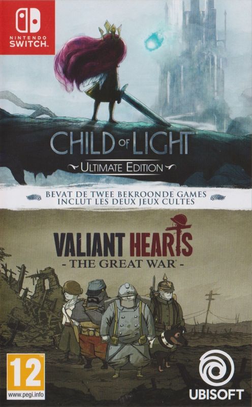 Game cover: Child of Light: Ultimate Edition + Valiant Hearts: The Great War