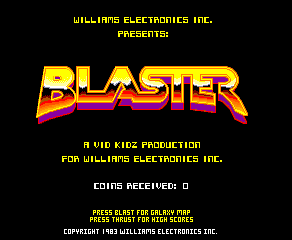 Game cover: Blaster