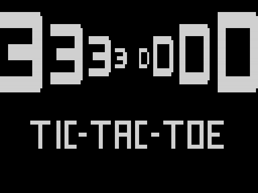 Game cover: 3-D Tic-Tac-Toe