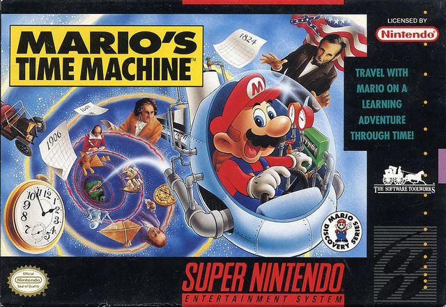 Game cover: Mario's Time Machine