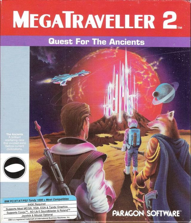 Game cover: MegaTraveller 2: Quest for the Ancients
